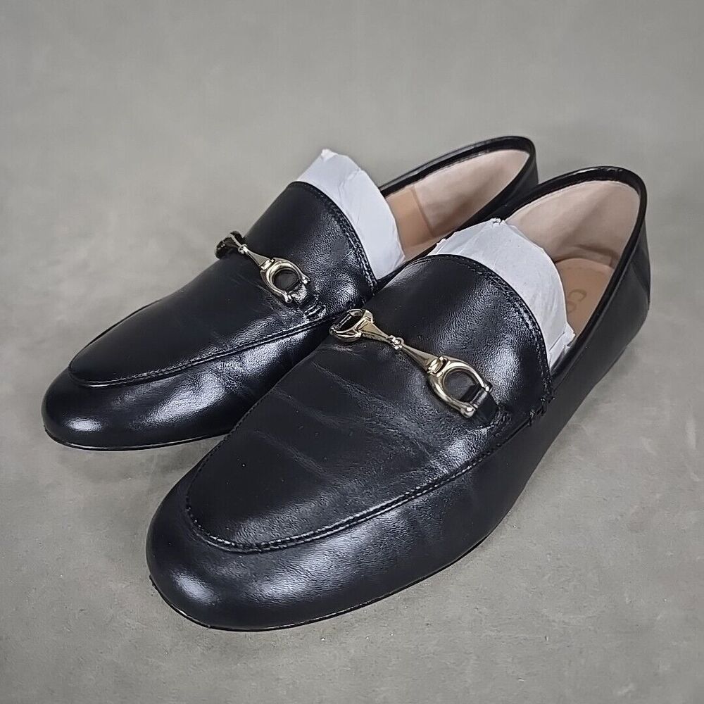 Coach Black Leather Loafers